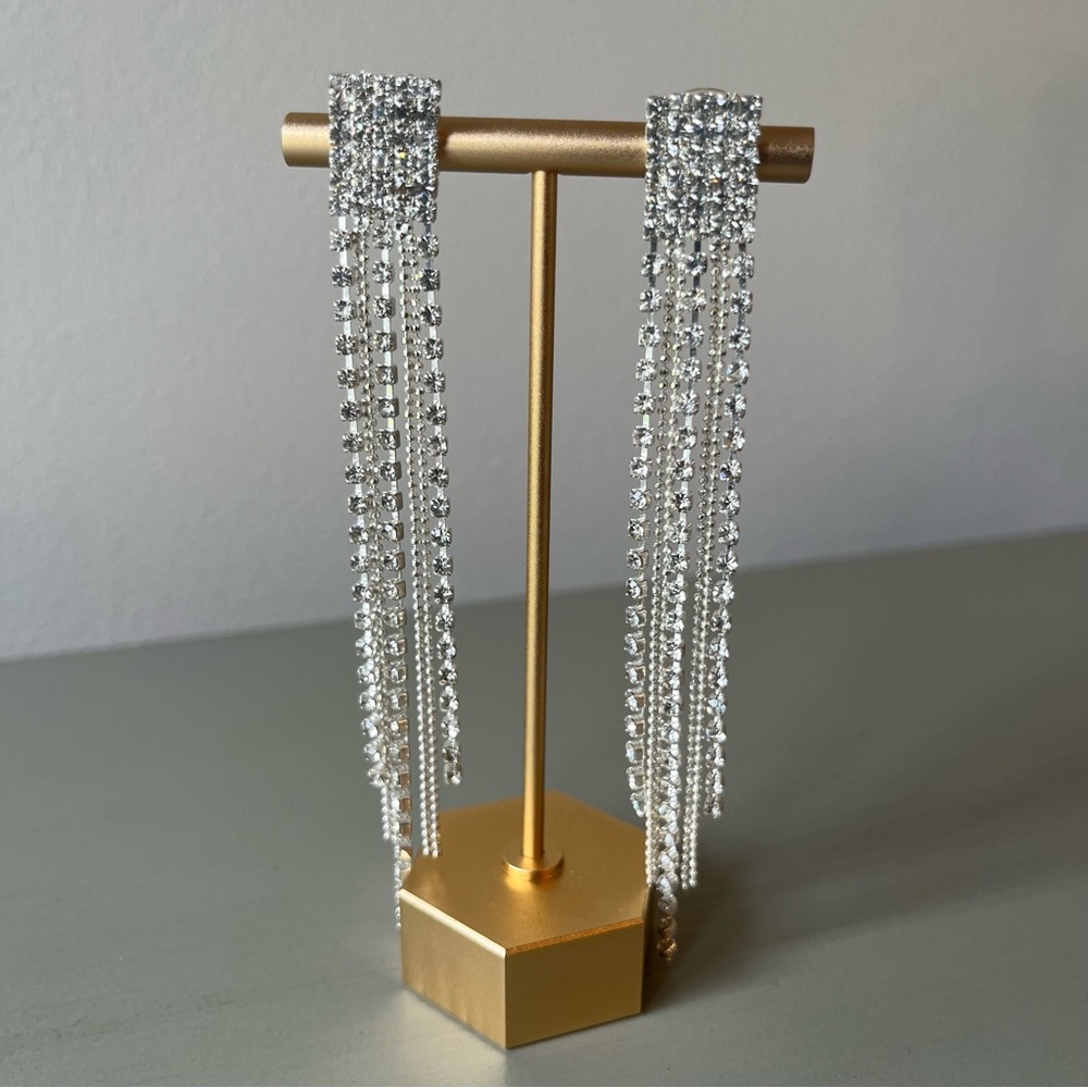 Crystal dangle earrings